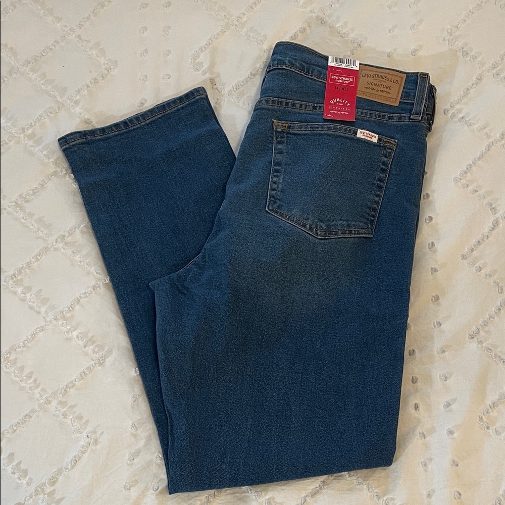 Levi's Original Slim Denim Jeans - Deep Blue nwt